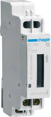 Hager Счетчик электроэнергии 1Ph 32 A EC050 | Elektrika.lv