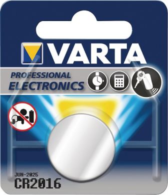 VARTA CR2016 3V литиевая батарея VARTA Li-Mn Varta CR2 3V | Elektrika.lv