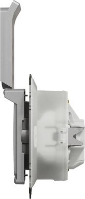 Schneider Electric Socket outlet IP44, grounded, with lid, with screw, aluminium Sedna Design SDD213023 | Elektrika.lv
