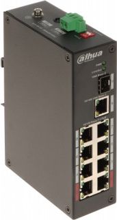 Dahua 8 PoE ports, 96 Watts Network switch DH-PFS3110-8ET-96-V2 | Elektrika.lv