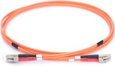 Digitus  FO, duplex, LC to LC MM OM2 50/125 µ, 1m Fiber Optic Patch Cord DK-2533-01 | Elektrika.lv