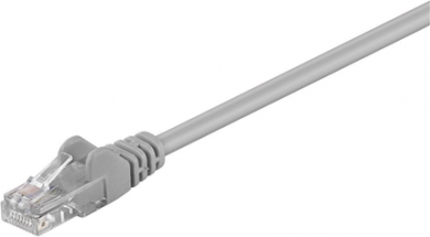 Goobay Patch кабель CAT5e U/UTP RJ45 male (8P8C), RJ45 male (8P8C), 2 m, Серый 68357 | Elektrika.lv