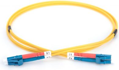 Digitus  FO, Duplex, LC to LC SM OS2 09/125 µ, 2 m, Optical patch cable DK-2933-02 | Elektrika.lv
