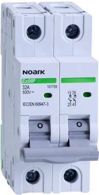 NOARK Ex9IP 2P 63A DC Изолятор 101757 | Elektrika.lv