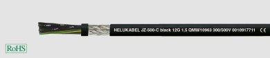 Helukabel Kabelis JZ-500-C 5x1,5 melns HK 10961 | Elektrika.lv