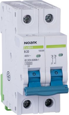 NOARK Ex9BH 2P B3 Automātslēdzis 100302 | Elektrika.lv