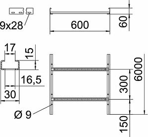 Obo Bettermann Cable ladder/wide span cable ladder 6209651 | Elektrika.lv