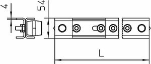 Obo Bettermann 10xM10stainless steel, material no. 1.4301, VA, 1.4301 5015866 | Elektrika.lv