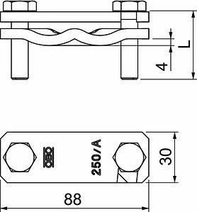 Obo Bettermann electro-galvanised, DIN EN ISO 1461Mild steel, St 5313015 | Elektrika.lv