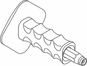 Obo Bettermann 903/RB 915 RBS M4 Flattener with hand protection for OBO anchor 3031500 | Elektrika.lv