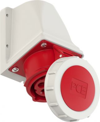PCE CEE-wall mounted socket 16A 5p 6h IP67 1152-6V | Elektrika.lv