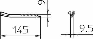 Obo Bettermann TPB R FS Clamp for trapezoid fastening 6357536 | Elektrika.lv