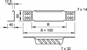 Obo Bettermann 60x100bright, DIN EN 10147Mild steel, St 7109105 | Elektrika.lv