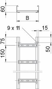 Obo Bettermann 60x300x6000bright, DIN EN 10147Mild steel, St 6207505 | Elektrika.lv