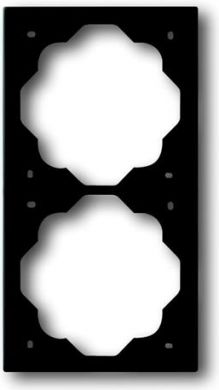 ABB Double frame, black Impuls 1722-775 2CKA001754A4425 | Elektrika.lv