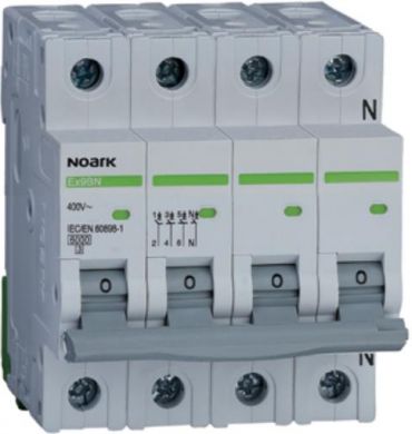 NOARK Ex9BN 3PN C6 Aвтоматический выключатель 6kA C 6A 100154 | Elektrika.lv