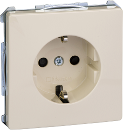 Schneider Electric Socket outlet, cream Merten SystD MTN2300-4044 | Elektrika.lv