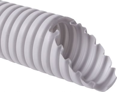 Kopos Corrugated pipe 25mm light-grey 320N 1425 K50 (50 m on roll) 1425_K50 | Elektrika.lv