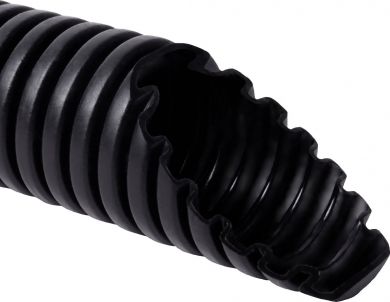 Kopos Halogēnbrīva gofrēta caurule KOPOFLEX 40mm 450N melna UV-noturīga (50m rullī) KF 09040_UVFA | Elektrika.lv