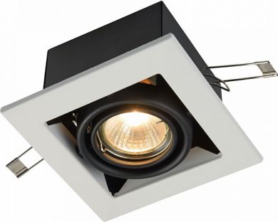 MAYTONI Downlight светильник Metal 1 X GU10 (50W) белый DL008-2-01-W | Elektrika.lv