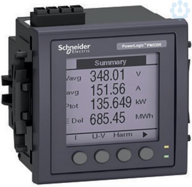 Schneider Electric Multimeter, PowerLogic PM5310, modbus, up to 31st harmonic, 256KB 2DI/2DO 35 alarms METSEPM5310 | Elektrika.lv