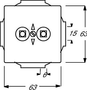 ABB 2095 UC-82 Equipotential socket outlet 2gang 2CKA002495A0085 | Elektrika.lv