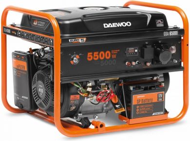 DAEWOO PETROL GENERATOR 5.5KW 230V/GDA 6500E DAEWOO GDA6500E | Elektrika.lv