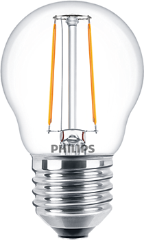 Philips LED spuldze 2W (25W) E27 WW P45 CL CLA 250Lm ND CorePro 929001238792 | Elektrika.lv