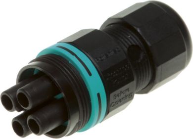 Techno Mini-Plug&Socket connector 3x4mm IP68 THB.387.B3A | Elektrika.lv