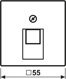 Jung Pārsegs 1xUAE AS500 bēšs A569-1PLUA A569-1PLUA | Elektrika.lv