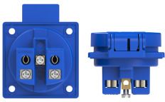 PCE Розетка 3x16A (2P+PE) IP54 синяя P-NOVA+ 1050-0bs | Elektrika.lv