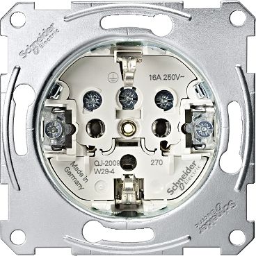 Schneider Electric !!! VAIRS NERAŽO !!!  K-ligzdas mehānisms, bez nosegplāksnes, Merten MTN2400-0000 | Elektrika.lv