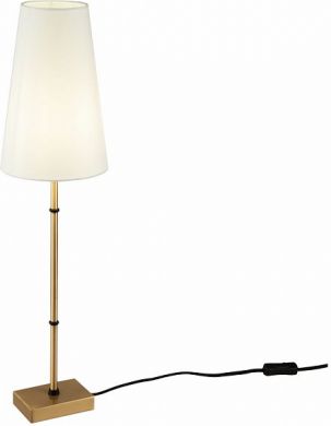 MAYTONI Настольная лампа Zaragoza 1 X E27 (60W) латунь H001TL-01BS | Elektrika.lv
