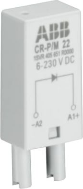 ABB CR-P/M 42 6-24VDC Светодиодный модуль, красный 1SVR405652R0000 | Elektrika.lv