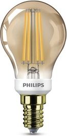 Philips LED spuldzes classic 32W P45 E14 2200K GOLD SRT4 929001896601 | Elektrika.lv