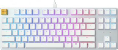 Glorious Spēļu klaviatūra Compact White Ice Edition, ENG, Brown Switch, Ar vadu, Balta GLO-GMMK-TKL-BRN-W | Elektrika.lv