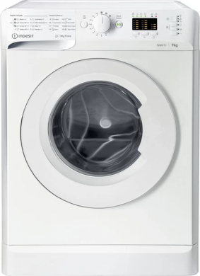 Indesit INDESIT | Washing machine | MTWA 71252 W EE | Energy efficiency class E | Front loading | Washing capacity 7 kg | 1200 RPM | Depth 54 cm | Width 59.5 cm | Display | LED | White MTWA 71252 W EE