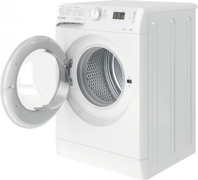 Indesit INDESIT | Washing machine | MTWA 71252 W EE | Energy efficiency class E | Front loading | Washing capacity 7 kg | 1200 RPM | Depth 54 cm | Width 59.5 cm | Display | LED | White MTWA 71252 W EE