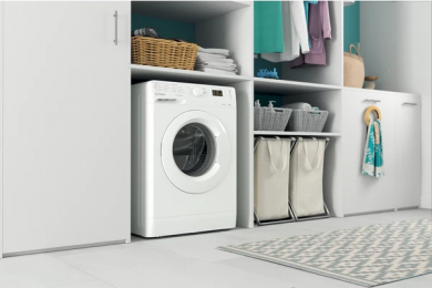 Indesit INDESIT | Washing machine | MTWA 71252 W EE | Energy efficiency class E | Front loading | Washing capacity 7 kg | 1200 RPM | Depth 54 cm | Width 59.5 cm | Display | LED | White MTWA 71252 W EE