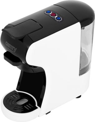 Camry Multi-capsule Espresso coffee machine CR 4414, pressure 19 bar, Ground/Capsule, 0.6 l, 1450W, White/Black CR 4414 | Elektrika.lv