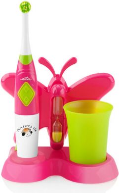Eta ETA Toothbrush with water cup and holder Sonetic  ETA129490070 Battery operated, For kids, Number of brush heads included 2, Pink ETA129490070 | Elektrika.lv