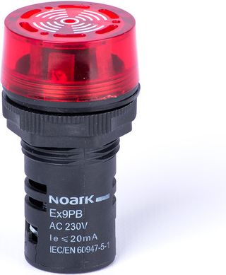 NOARK Ex9PB Кнопочный выключатель buzzer B r 230V AC 105705 | Elektrika.lv