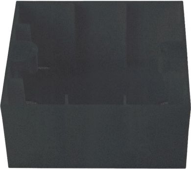VIKO by Panasonic Kārba 1-vietīga V/A montāžai, melna Linera S 93550003M | Elektrika.lv