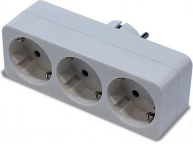 Famatel Extension 3 sockets, without cable, white FM1330 | Elektrika.lv