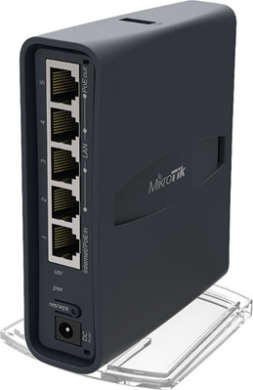 MikroTik Bezvadu Wi-fi rūteris 802.11ac, 10/100 Mbit/s, Ethernet LAN (RJ-45) ports 5, 2.4/5 GHz, Data transfer rate (max) 0.867 Gbit/s RB952UI-5AC2ND-TC | Elektrika.lv