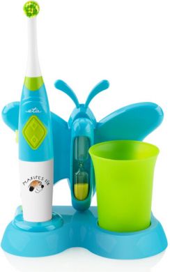 Eta ETA Toothbrush with water cup and holder Sonetic  ETA129490080 Battery operated, For kids, Number of brush heads included 2, Blue ETA129490080 | Elektrika.lv