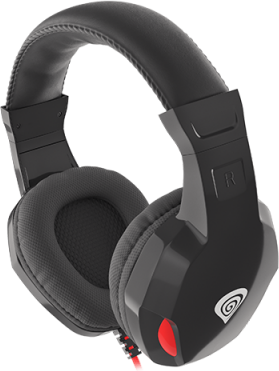 Genesis Genesis Gaming Headset, 3.5 mm, ARGON 120, Black, Built-in microphone NSG-1438 | Elektrika.lv