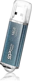 Silicon Power USB флешка Marvel M01, 8 GB, USB 2.0, Синяя SP008GBUF3M01V1B | Elektrika.lv