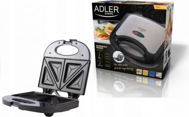 ADLER Sandwich maker AD 3015 750W, black AD 3015 | Elektrika.lv