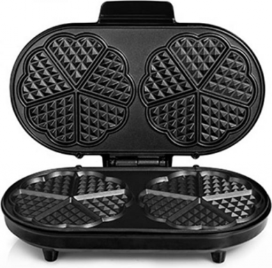 Tristar Tristar | Waffle maker | WF-2120 | 1200 W | Number of pastry 10 | Heart shaped | Black WF-2120